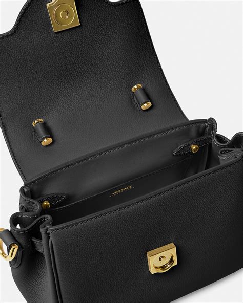 versace handtasche schwarz gold|versace handbags.